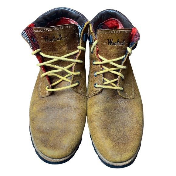 Woolrich Leather Lace-up Hiking Boot Vibram soles women’s - Picture 13 of 15